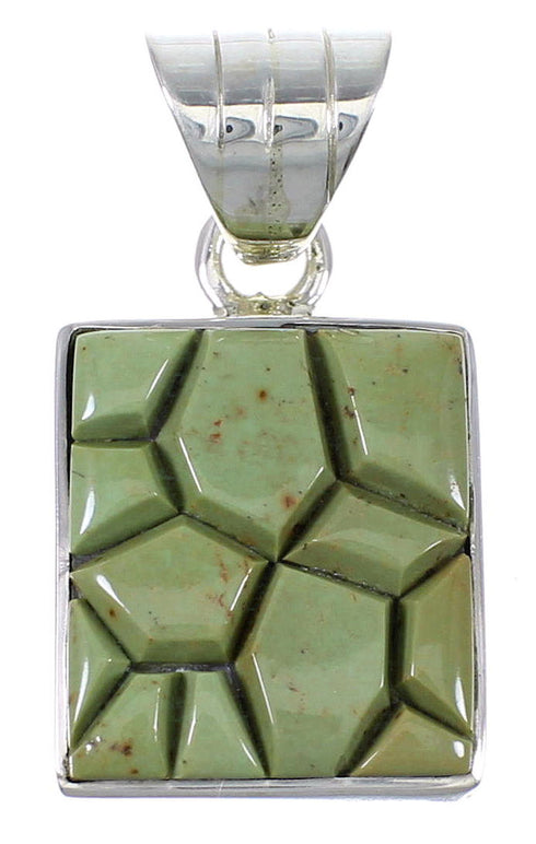 Turquoise Sterling Silver Southwest Pendant YX73885